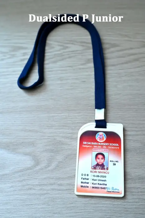 Dual-sided custom ID card